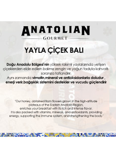 Anatolian Gourmet Yayla Çiçek Balı 400G - 4