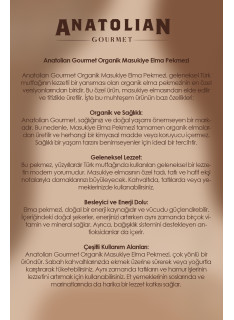 Anatolian Gourmet Organik ELMA Pekmezi - 2