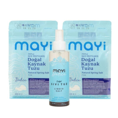 MAYİ 2’Lİ 600 GR İNCE ÖĞÜTÜLMÜŞ TUZ PAKETİ