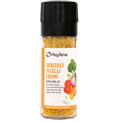 Hayfene Sebzeli Tuzlu Çeşni – 60 Gr ( Değirmen Kapaklı )