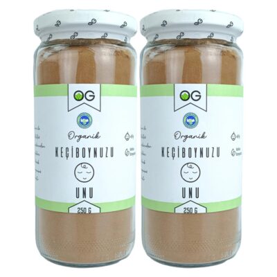 OG Natural 2’li Organik Keçiboynuzu Unu 250 Gr