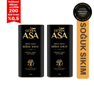 Güven ASA Soğuk Sıkım 5LT Teneke 2’li Paket