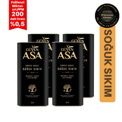 Güven ASA Soğuk Sıkım 5LT Teneke 4’lü Paket