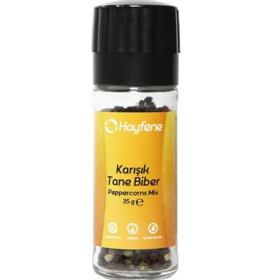 Hayfene Karışık Tane Biber 35 gr ( Değirmen Kapaklı )