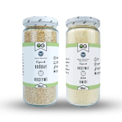 OG Natural Organik Ruşeymli Bebek İrmiği ve Organik Buğday Ruşeymi Seti