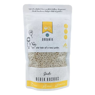 OG Natural Organik Sade Bebek Kuskus 250 GR +7Ay