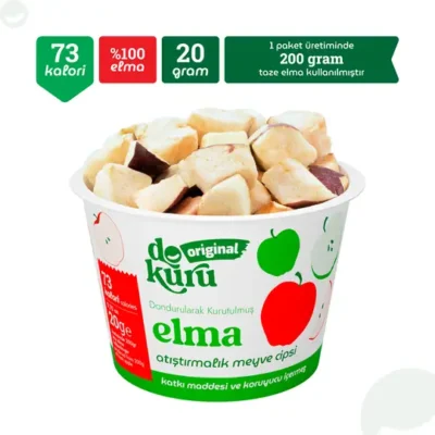 Dokuru Original Elma Atıştırmalık Meyve Cipsi