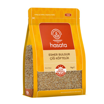 Hasata Esmer Çiğ Köftelik Bulgur (1Kg)